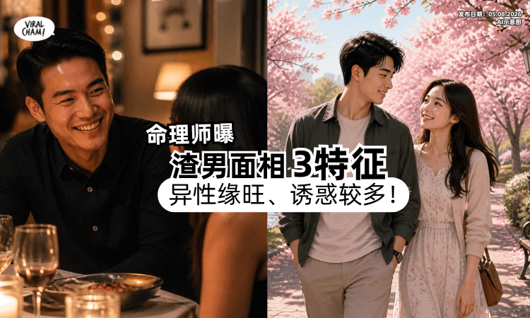 【容易出轨❓️】命理师揭「渣男面相」3大特征⚡️代表异性缘旺、诱惑较多！