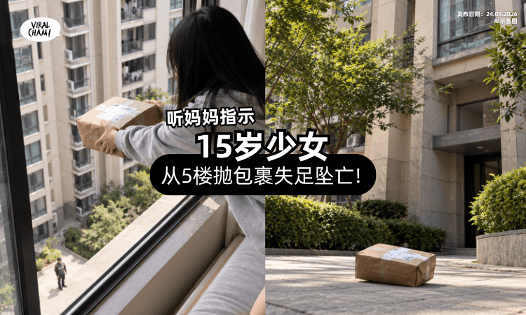 【退货引发悲剧❗】母亲让女儿「从5楼抛包裹」不幸坠亡⚡ 快递公司下场曝光!